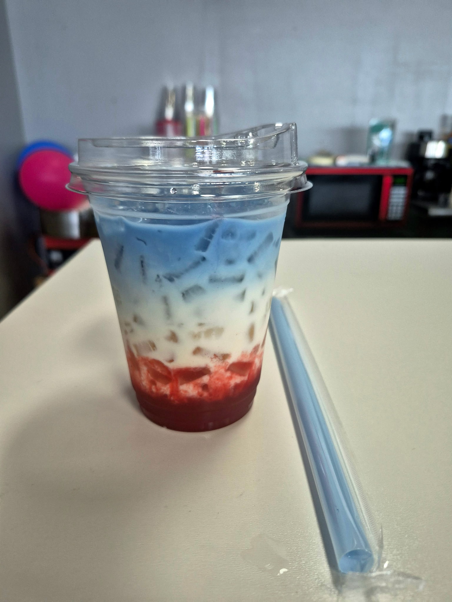 A colorful Kiki's specialty drink